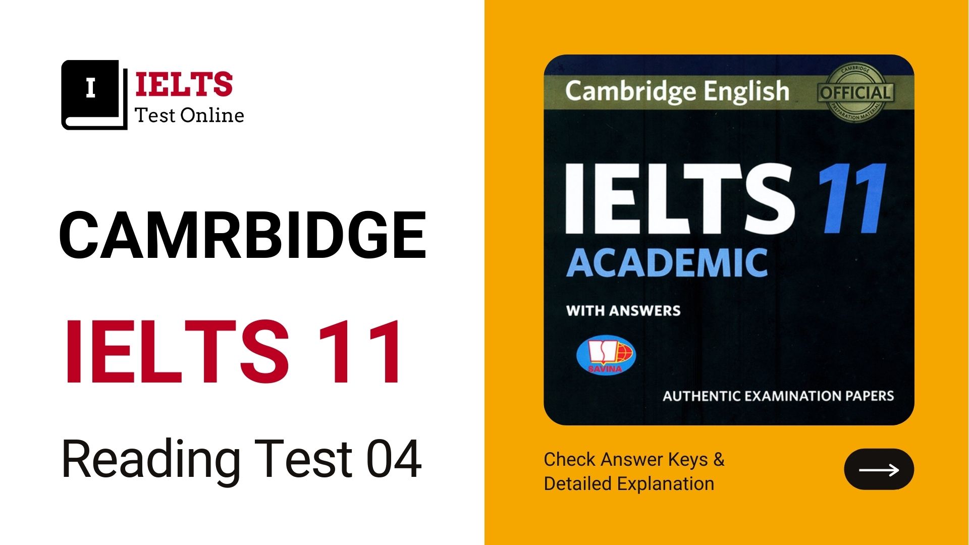 IELTS Reading Practice Test 04 from Cambridge IELTS 11 with Answer Keys