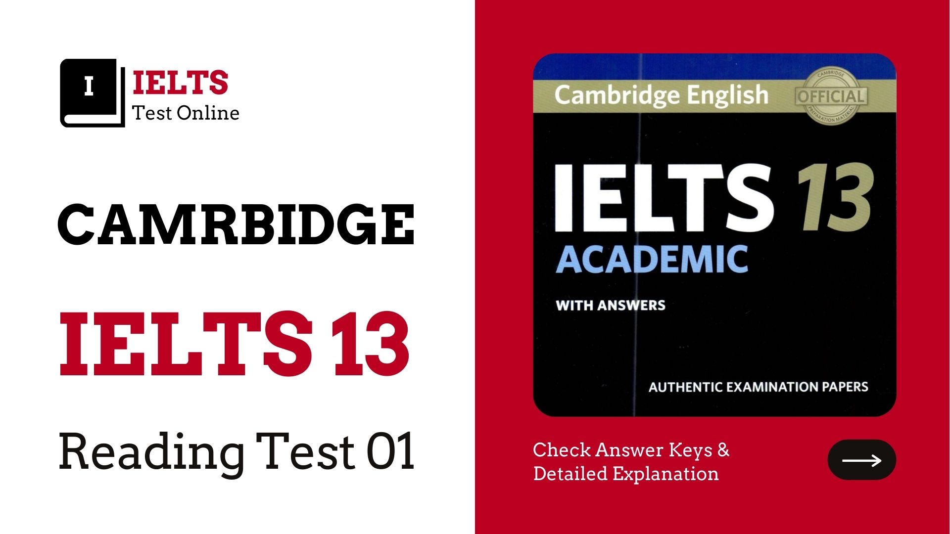 IELTS Reading Practice Test 01 From Cambridge IELTS 13 With Answer Keys 